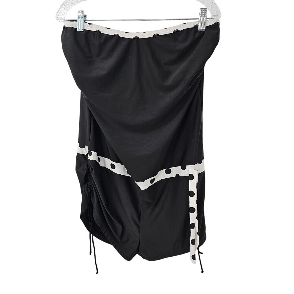 UNBRANDED Black Strapless Swimsuit Womens Size 5XL